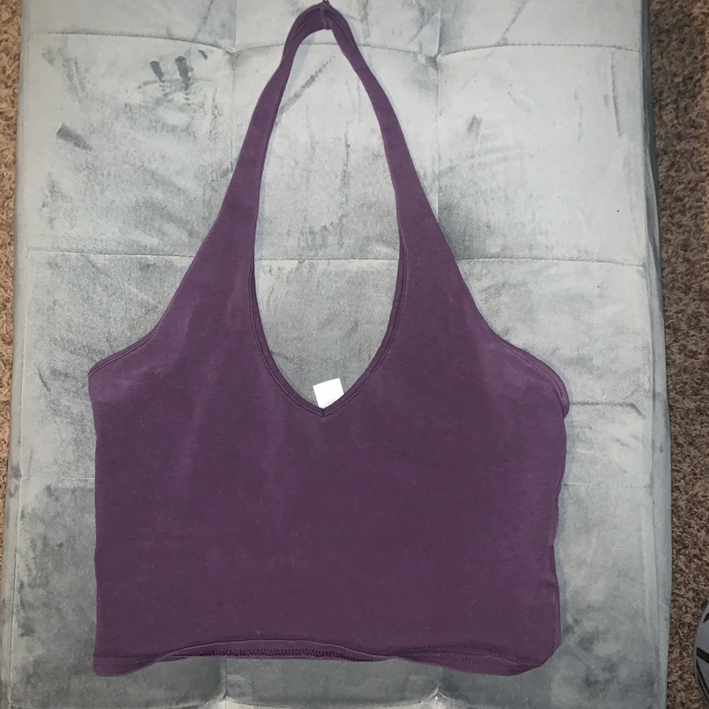Maroon halter top!!